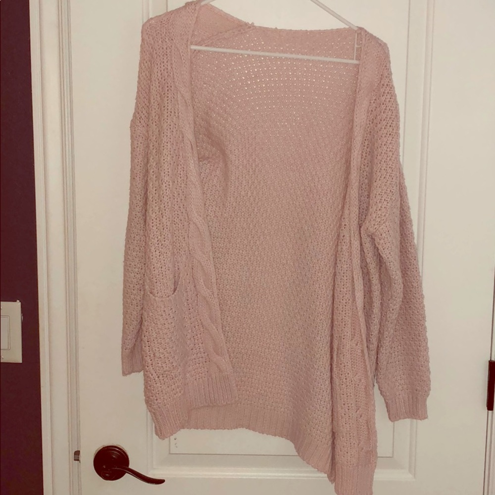 Oversized Medium Light Pink Sweater
